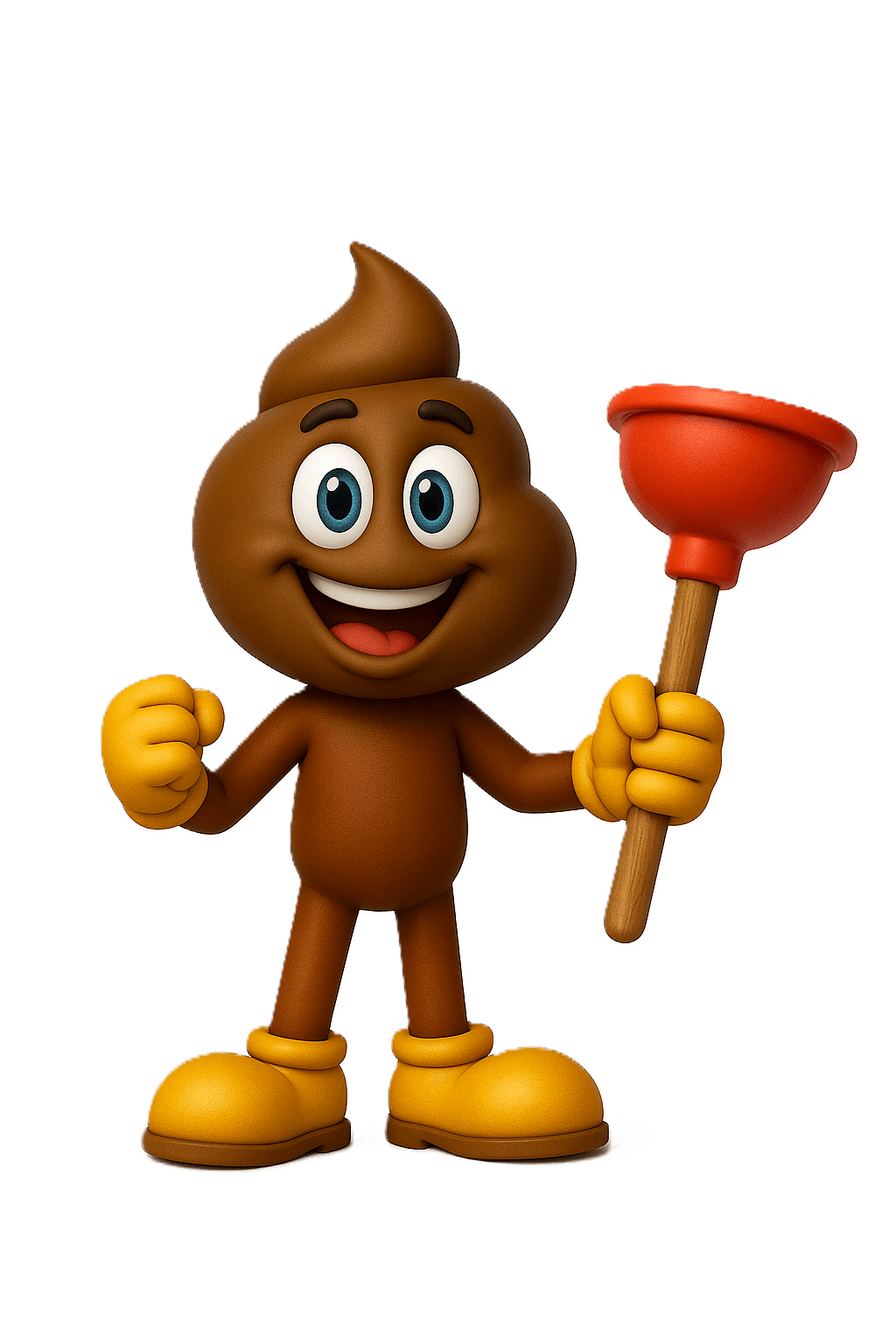 Turbo Services mascotte – ontstoppingen